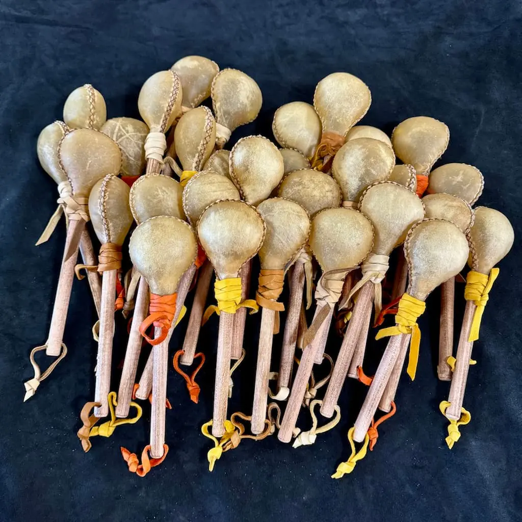 Deer Hide Rattles