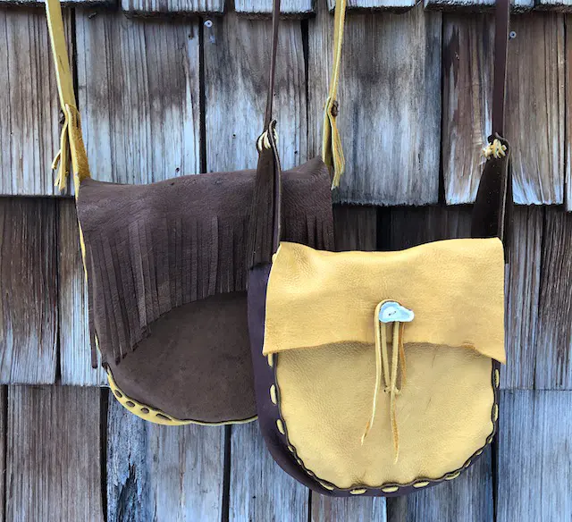 Moose Leather Drum Bag