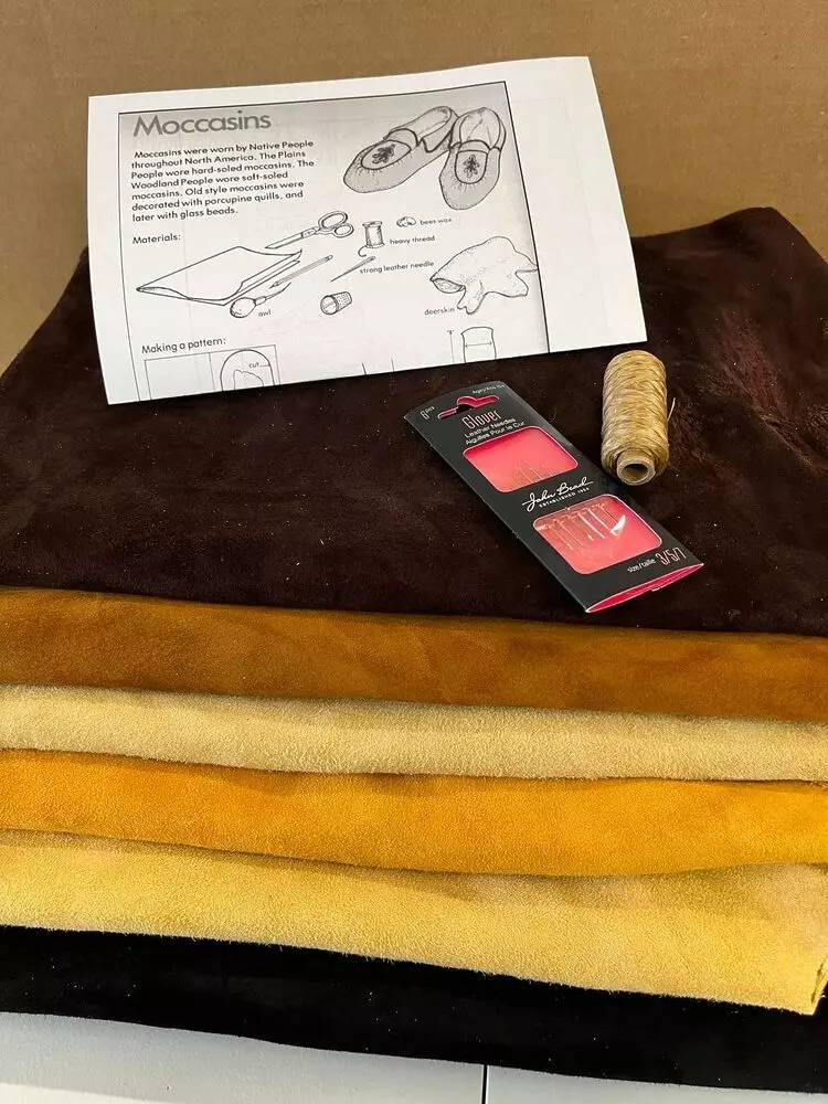 Deer Leather Mocc/Mitt Making Kit - Image 2