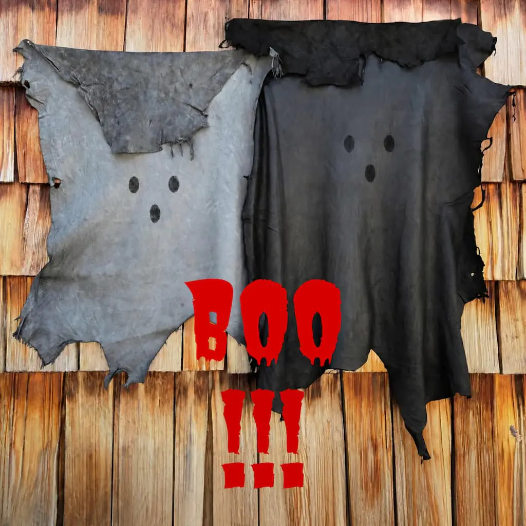 Halloween Ghost black & Grey Deer