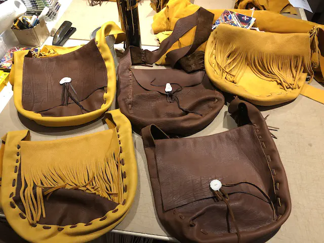 Moose Leather Drum Bag - Image 6