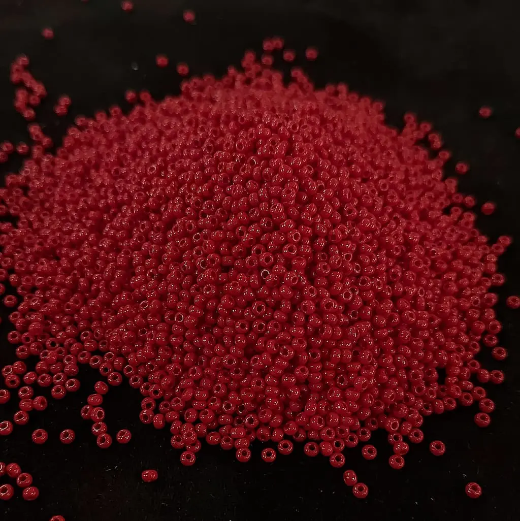 Opaque Seedbead - Dark Red (#10)