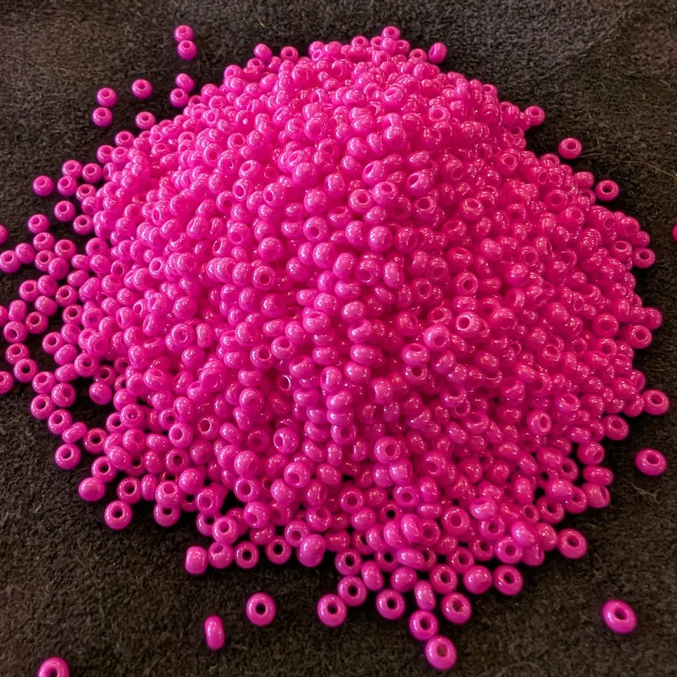 Opaque Seedbead - Dyed Rose (#10)
