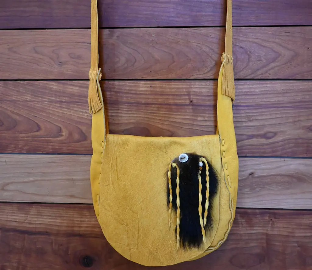Moose Bags with Scarring & Bear Fur - Image 2