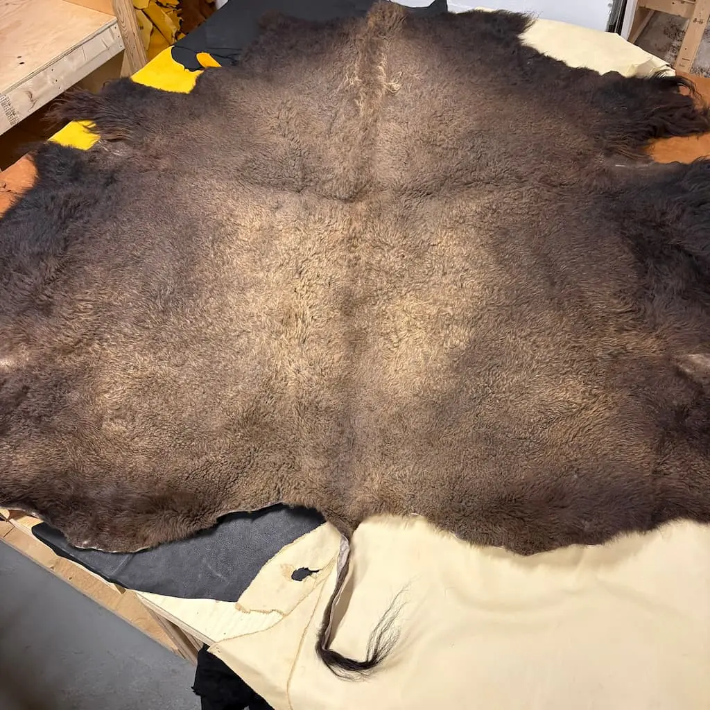 Bison (Buffalo) Robes Tanned - Image 7