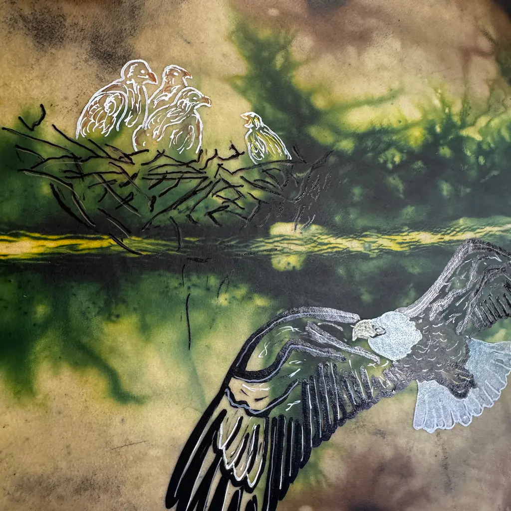 Art Work Hand Drums: In Stock - Image 12