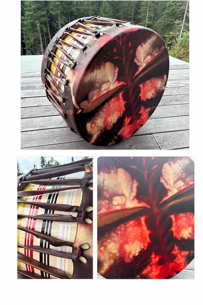 28 Ply Drum $ directions taping Red Road Dye
