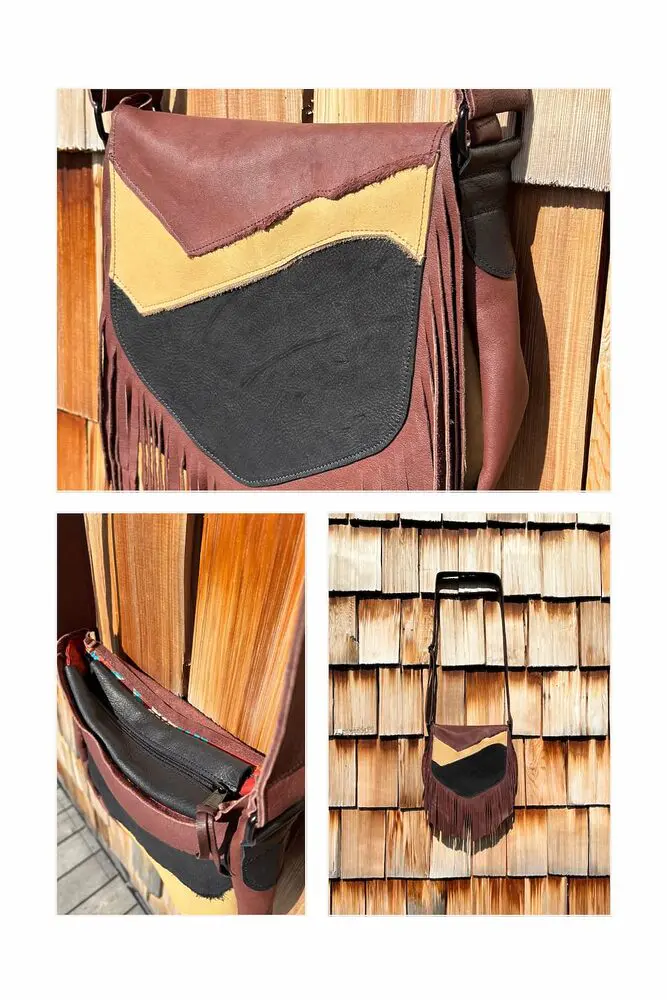 Patchwork Moose Saddle Bags - Image 6