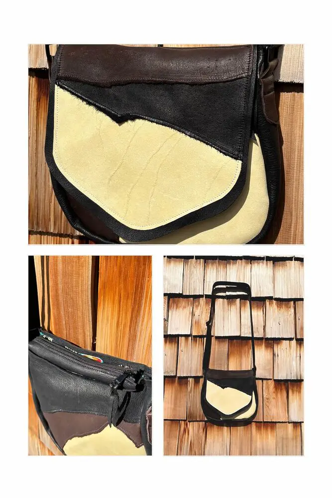 Patchwork Moose Saddle Bags - Image 4