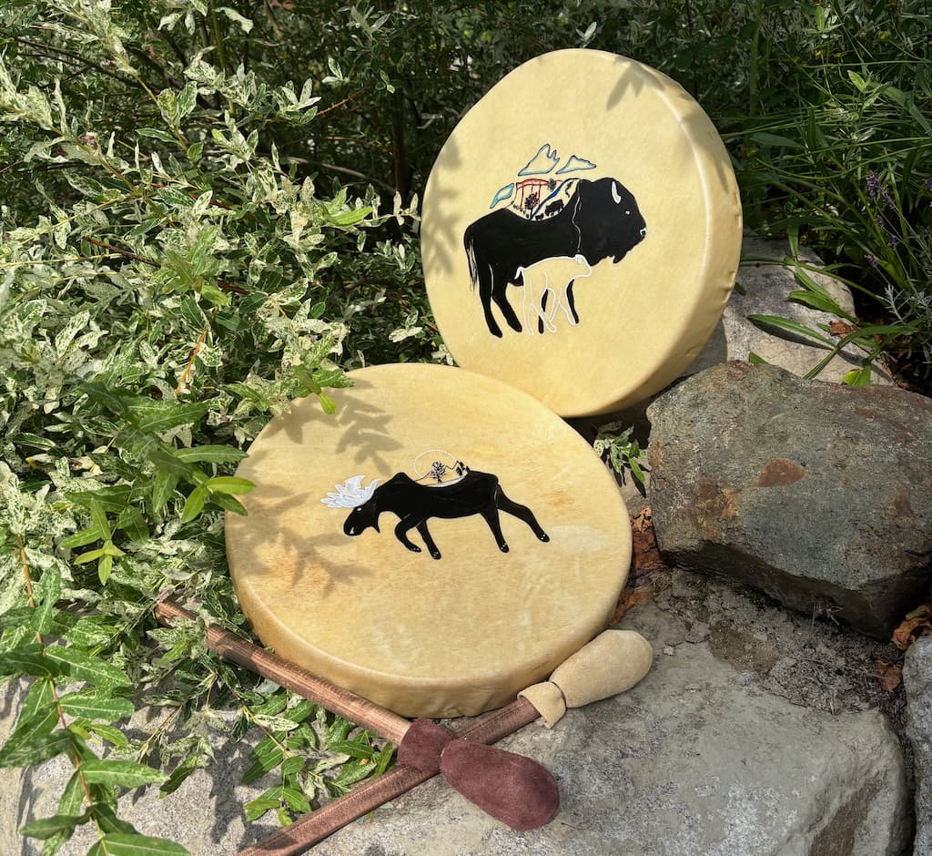 moose & Buffalo Image Drums